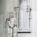 Justice Relief Sculpture on the Facade of the NY Supreme Court in Downtown Brooklyn, May 2008