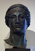 Bronze Crowned Head of a Goddess in the Vatican Museum, July 2012