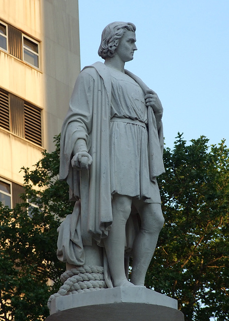 Statue of Christopher Columbus in Downtown Brooklyn, May 2008