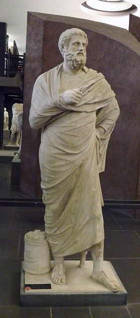 Sophocles from the Theatre at Terracina in the Vatican Museum, July 2012