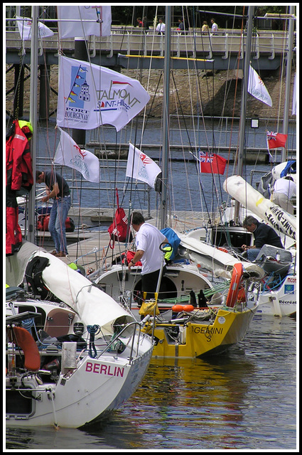 getting ready to sail