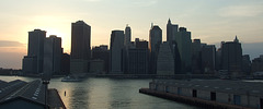 View of Manhattan from the Brooklyn Heights Promenade at Sunset, May 2008