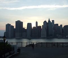 View of Manhattan from the Brooklyn Promenade, May 2008