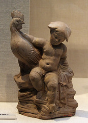 Terracotta Statuette of a Boy and a Rooster in the Metropolitan Museum of Art, June 2009