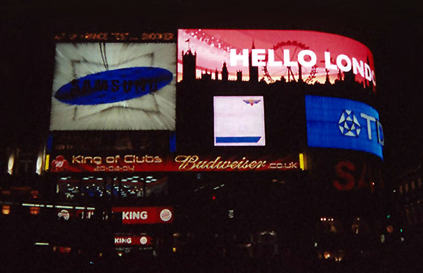 Piccadilly Circus, March 2004