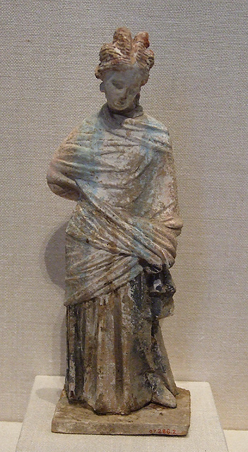 Terracotta Statuette of a Woman in the Metropolitan Museum of Art, July 2007