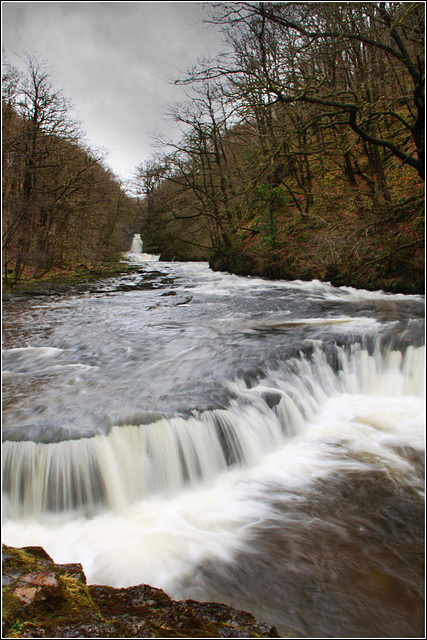 Winter waterfalls