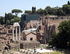 View of the Forum and the Palatine Hill from the Tabularium in Rome, June 2012
