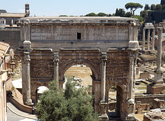 The Arch of Septimius Severus in the Roman Forum, July 2012