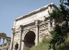 The Arch of Septimius Severus in the Roman Forum, June 2012