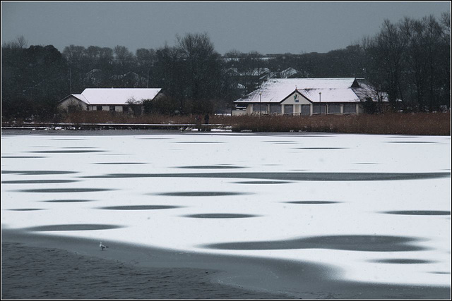 Across the lake