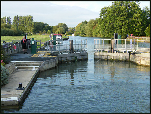 exiting Sandford Lock