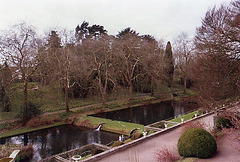Garden and Pond on the Grounds of St. Fagans Castle in the Museum of Welsh Life, 2004