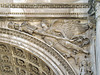 Detail of one of the Spandrels of the Arch of Septimius in the Forum Romanum, July 2012