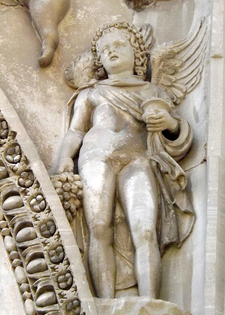 Detail of the Arch of Septimius Severus in the Forum Romanum, July 2012