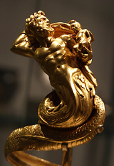 Detail of a Pair of Gold Armbands in the Metropolitan Museum of Art, July 2007