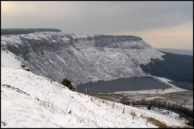 snow on the hills