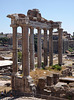 The Temple of Saturn in the Forum in Rome, July 2012