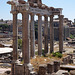 The Temple of Saturn in the Forum in Rome, July 2012