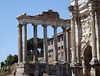 The Temple of Saturn in the Forum in Rome, July 2012