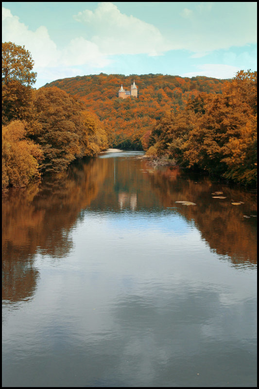 Castell Coch from the Taff