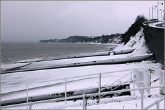 Snow on the beach