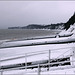 Snow on the beach