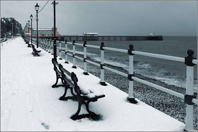 The Pier in the snow