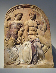 Roman Terracotta Antefix in the Metropolitan Museum of Art, July 2007