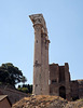 The Temple of Castor and Pollux in the Forum in Rome, July 2012