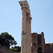 The Temple of Castor and Pollux in the Forum in Rome, July 2012