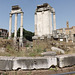 The Temple of Castor and Pollux and the Temple of Vesta in the Roman Forum, June 2012