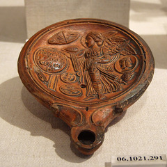 Terracotta Lamp with Victory in the Metropolitan Museum of Art, December 2008