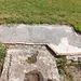 Remains of a Black Floor Mosaic in the House of the Vestal Virgins in the Forum Romanum, June 2012