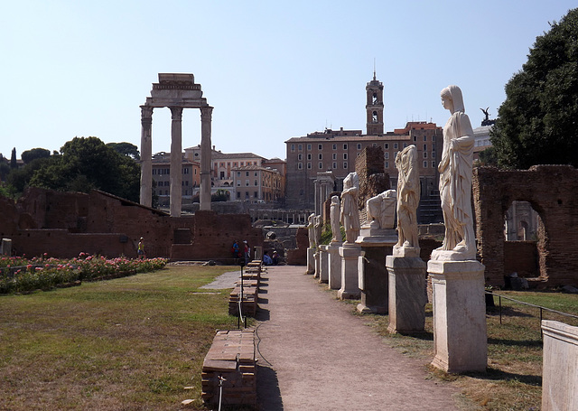 The House of the Vestal Virgins in the Forum Romanum, July 2012