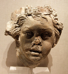 Terracotta Head of a Young Satyr in the Metropolitan Museum of Art, February 2008