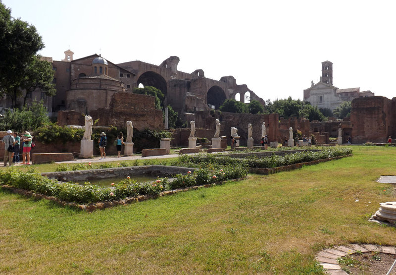 The House of the Vestal Virgins in the Forum Romanum, June 2012