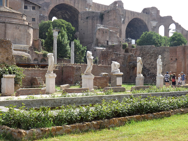 The House of the Vestal Virgins in the Forum Romanum, June 2012