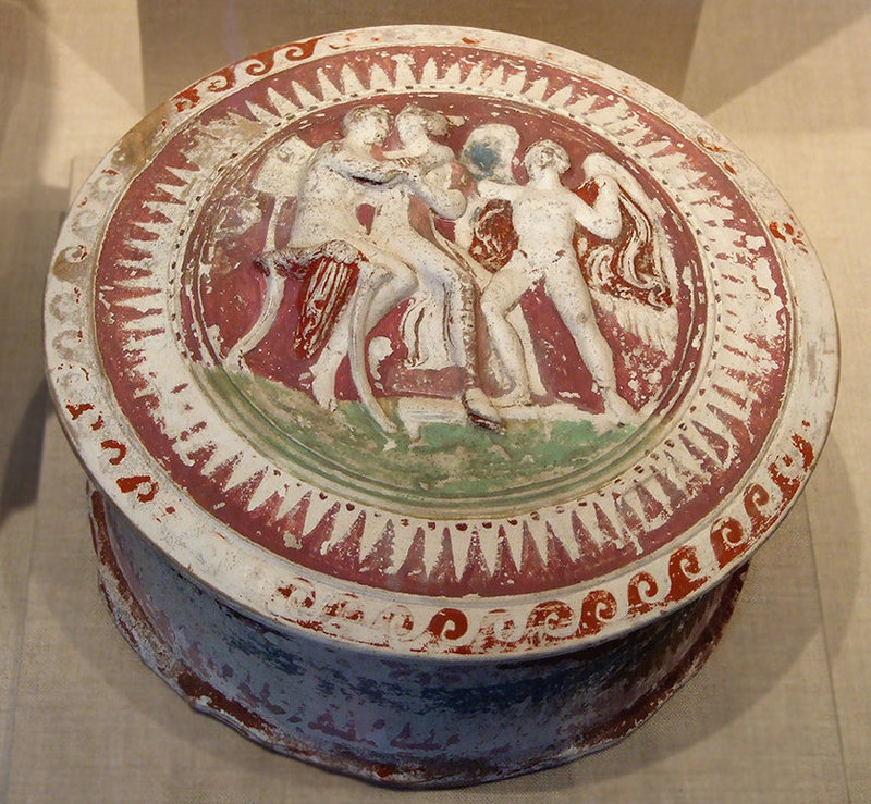 Terracotta Lidded Vase from Centuripe in the Metropolitan Museum of Art, July 2007