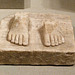 Base and Feet of a Standing Figure in the Metropolitan Museum of Art, August 2008