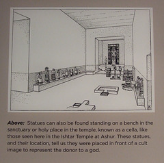 Reconstruction Drawing of the Ishtar Temple at Ashur in the University of Pennsylvania Museum, November 2009