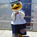 Brooklyn Cyclones Mascot "Sandy the Seagull" at the Mermaid Parade,  June 2007