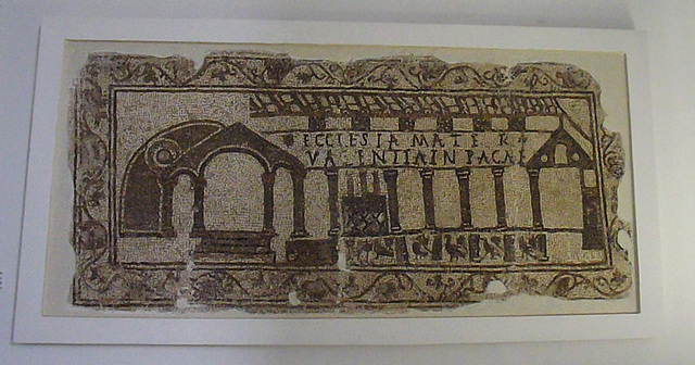 Ecclesia Mater Mosaic in the Bardo Museum, June 2014
