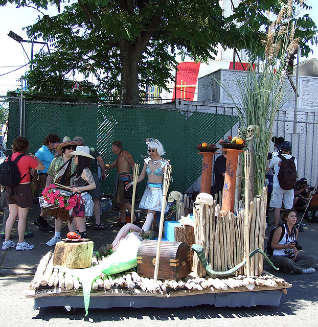 Bleeding Mermaid Float at the Coney Island Mermaid Parade, June 2007