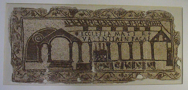 Ecclesia Mater Mosaic in the Bardo Museum, June 2014