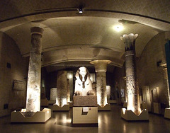 Egyptian Hall in the University of Pennsylvania Museum. November 2009