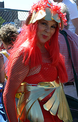 Portrait of a Mermaid at the Coney Island Mermaid Parade,  June 2007