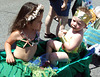 Baby Mermaid & Neptune at the Coney Island Mermaid Parade, June 2007