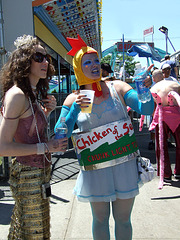 Chicken of the Sea at the Coney Island Mermaid Parade, June 2007