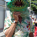 The Creature from the Black Lagoon at the Coney Island Mermaid Parade, June 2007